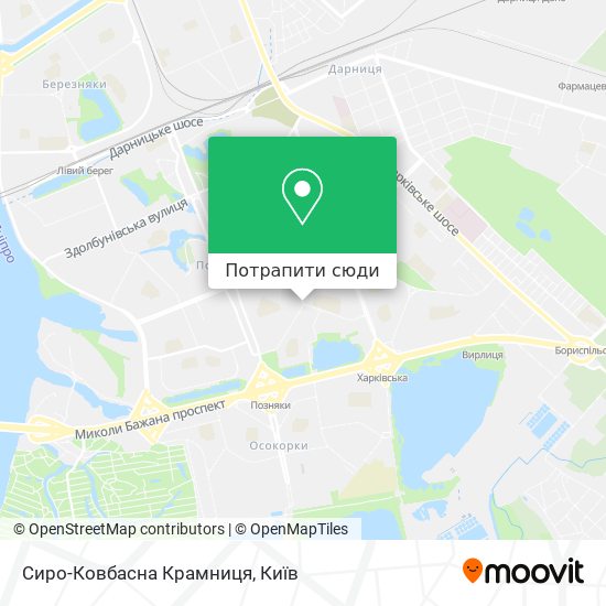 Карта Сиро-Ковбасна Крамниця