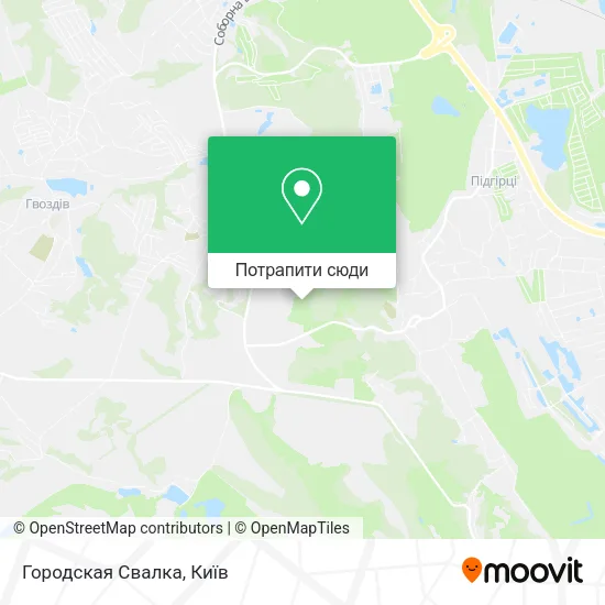 Карта Городская Свалка