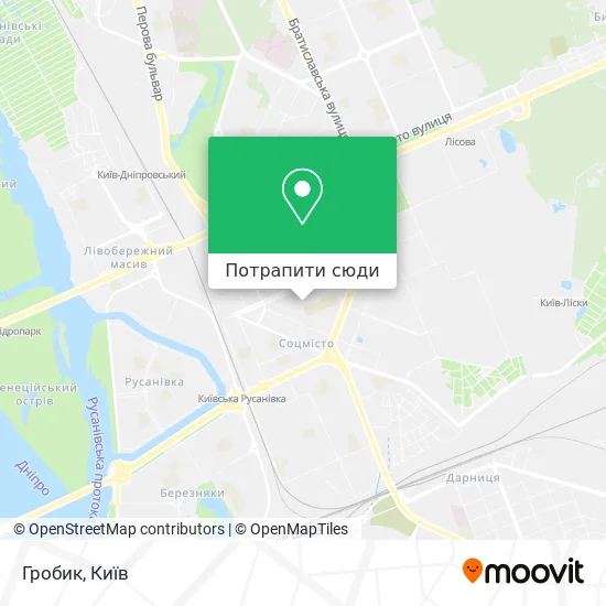 Карта Гробик