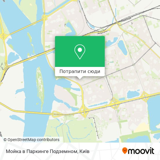 Карта Мойка в Паркинге Подземном