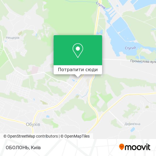 Карта ОБОЛОНЬ