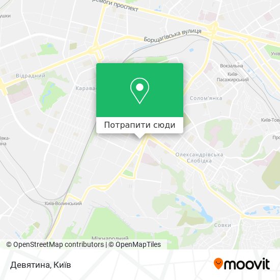 Карта Девятина