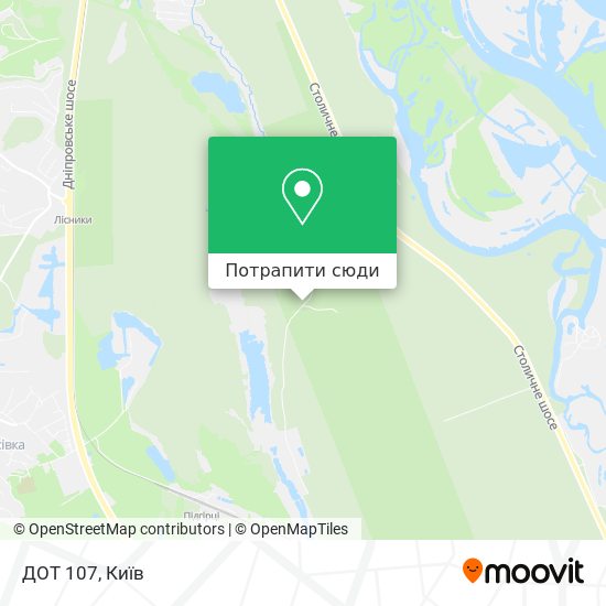 Карта ДОТ 107