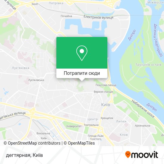 Карта дегтярная