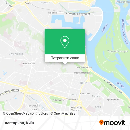 Карта дегтярная