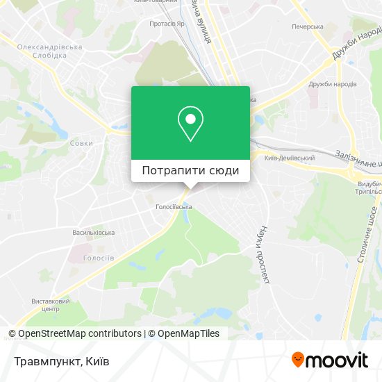 Карта Травмпункт