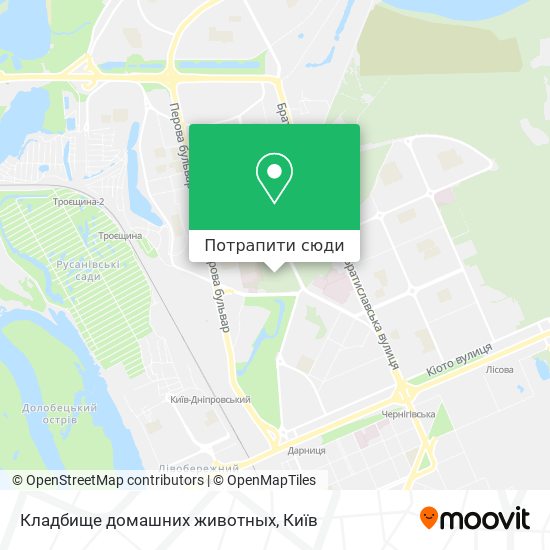 Карта Кладбище домашних животных