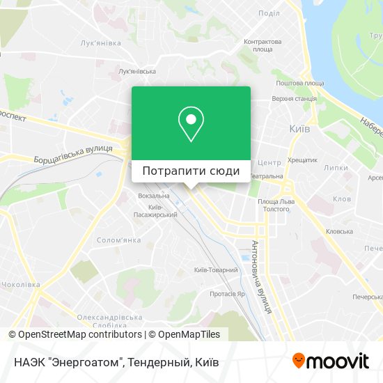 Карта НАЭК "Энергоатом", Тендерный