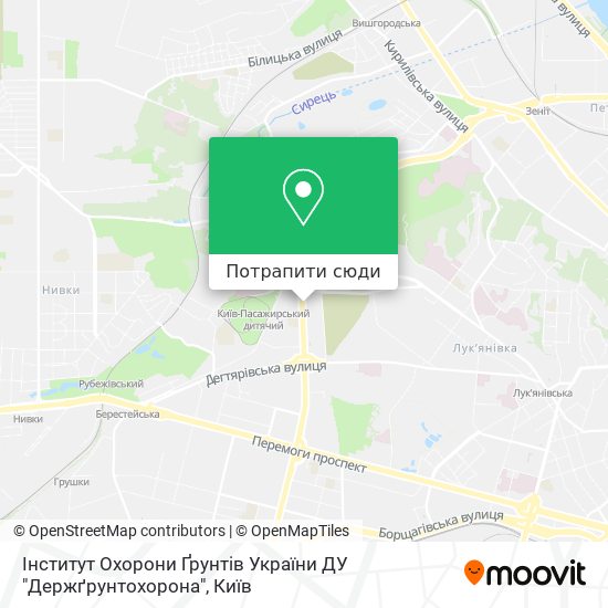Карта Інститут Охорони Ґрунтів України ДУ "Держґрунтохорона"