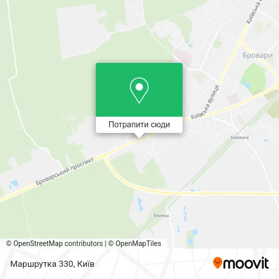 Карта Маршрутка 330