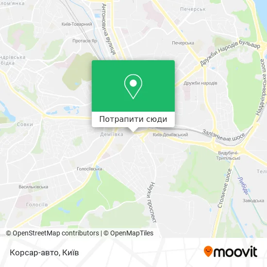 Карта Корсар-авто