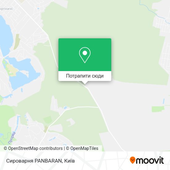 Карта Сироварня PANBARAN