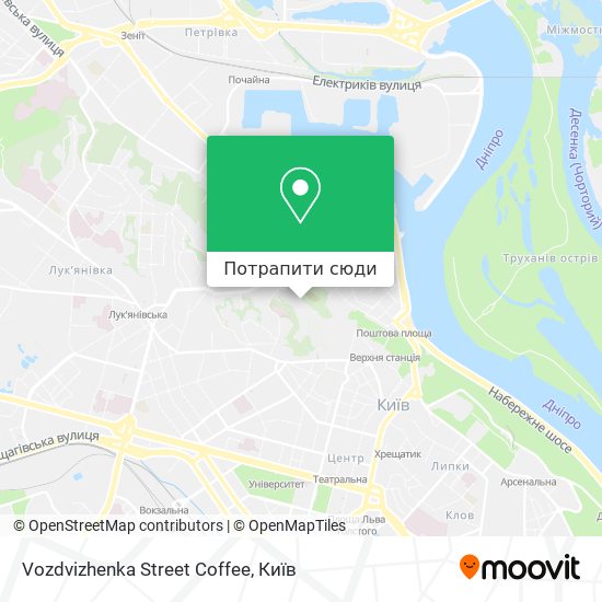 Карта Vozdvizhenka Street Coffee