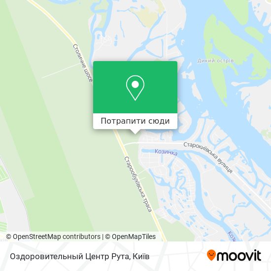 Карта Оздоровительный Центр Рута