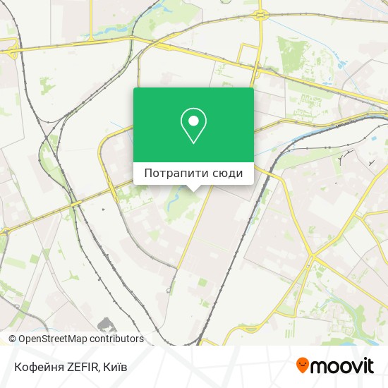 Карта Кофейня ZEFIR