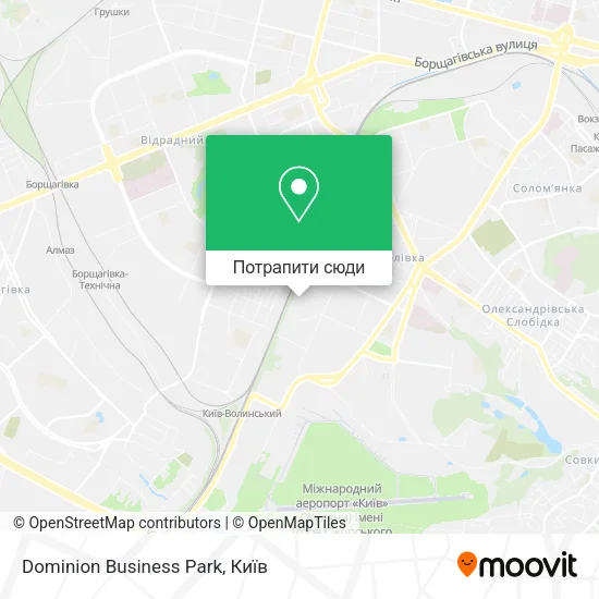 Карта Dominion Business Park