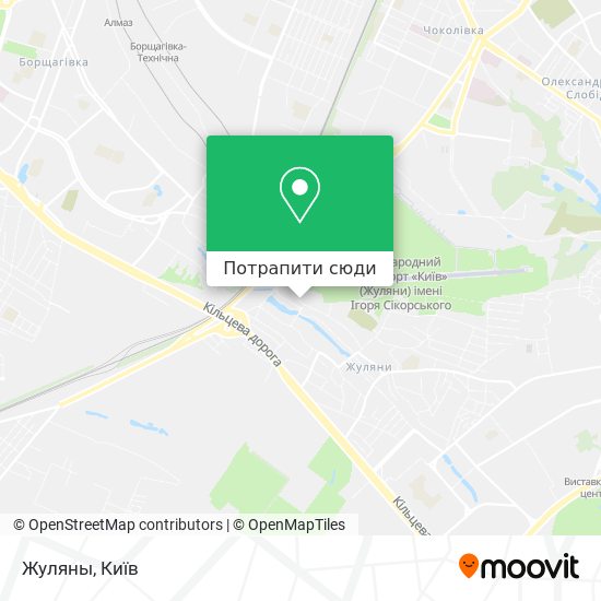 Карта Жуляны