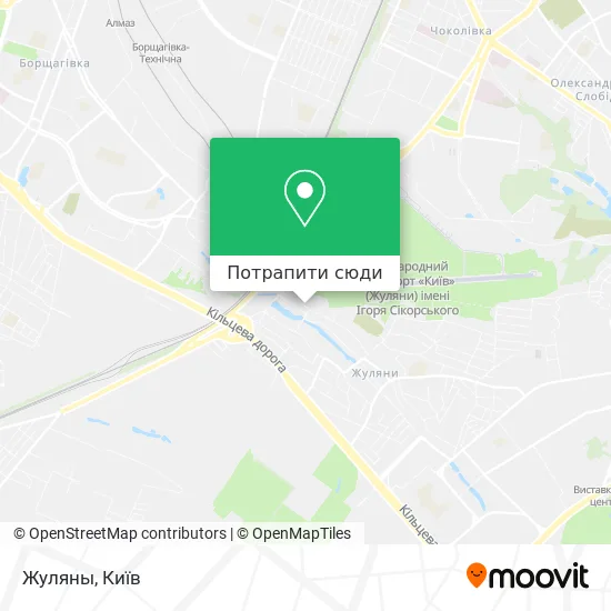 Карта Жуляны