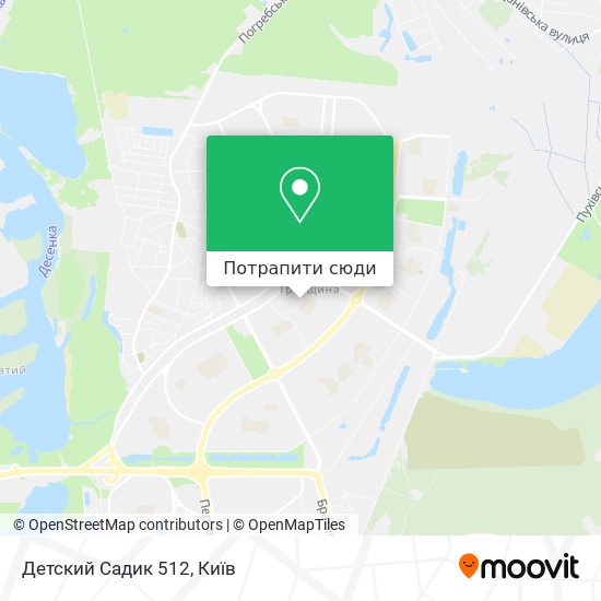 Карта Детский Садик 512