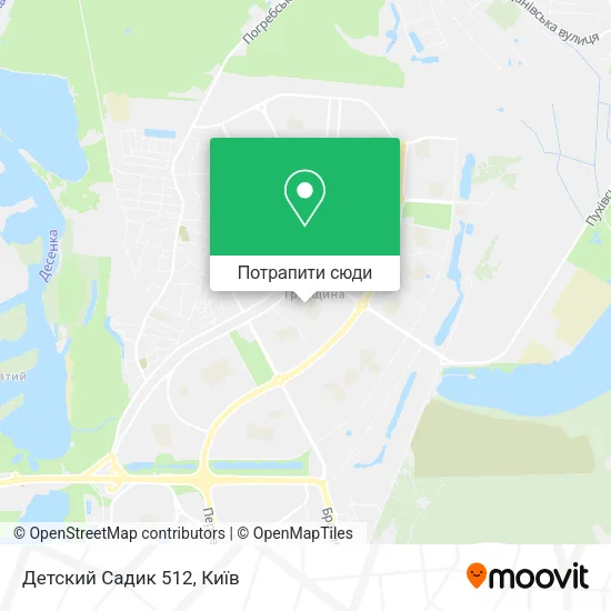 Карта Детский Садик 512