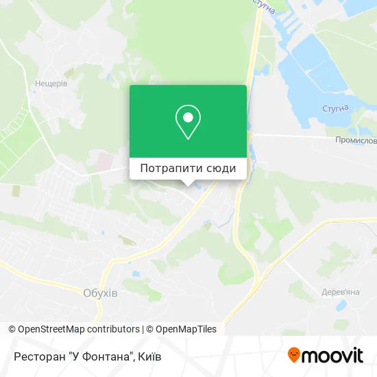 Карта Ресторан "У Фонтана"