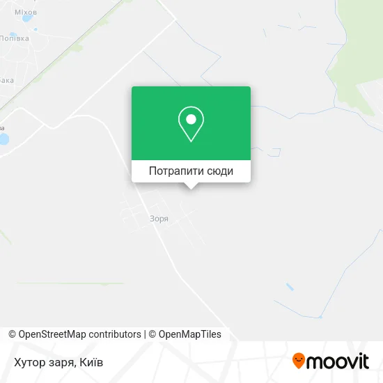 Карта Хутор заря
