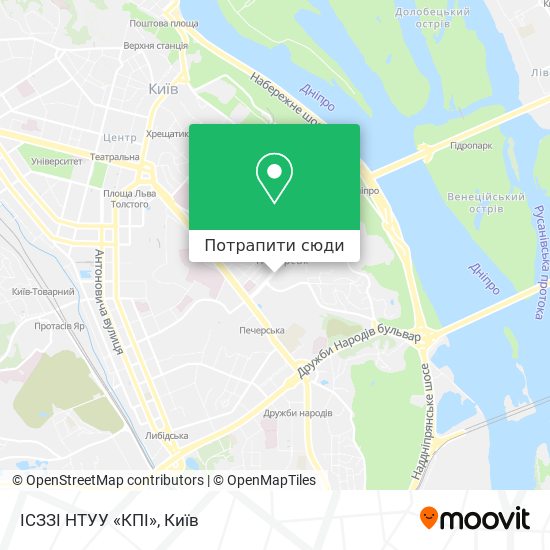 Карта ІСЗЗІ НТУУ «КПІ»