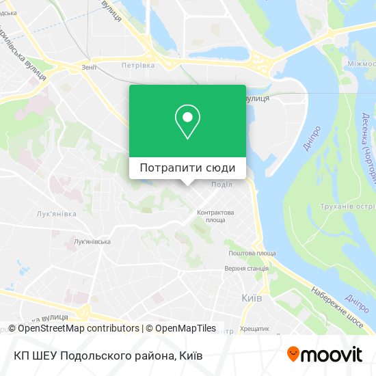 Карта КП ШЕУ Подольского района