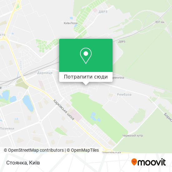 Карта Стоянка