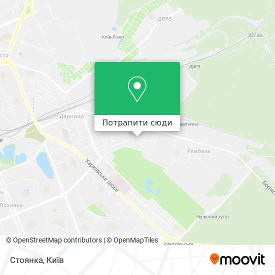 Карта Стоянка
