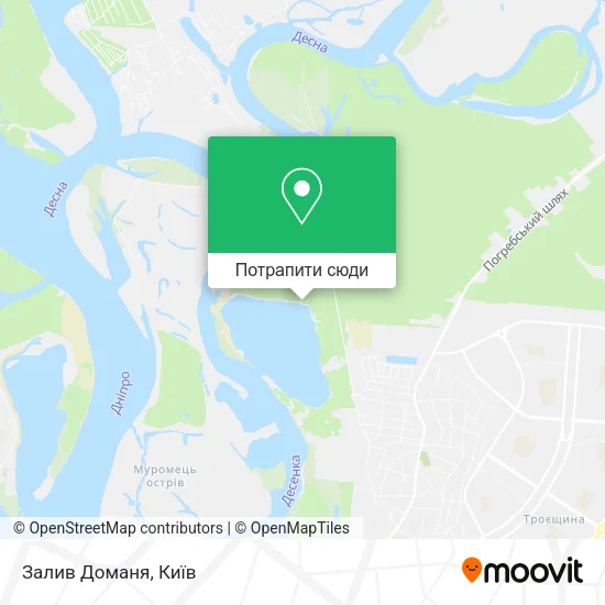 Карта Залив Доманя