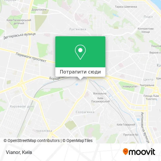 Карта Vianor