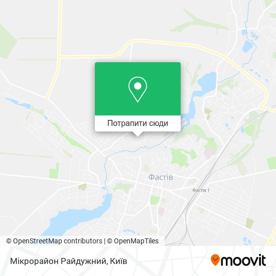 Карта Мікрорайон Райдужний