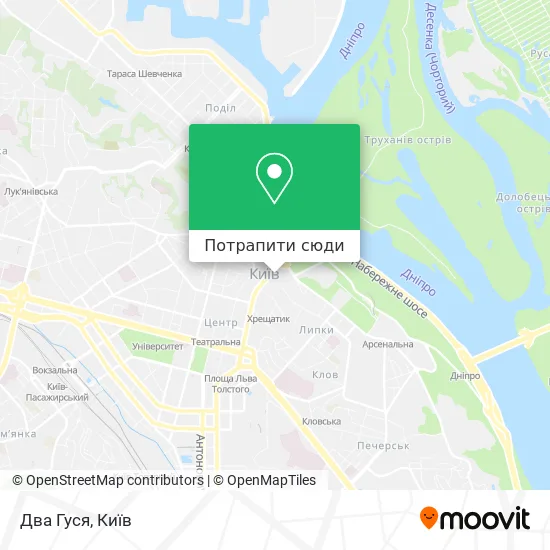 Карта Два Гуся