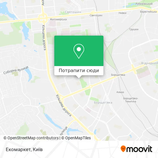 Карта Екомаркет