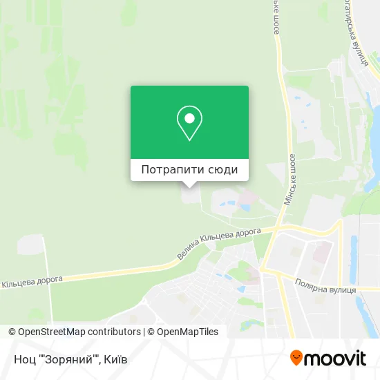 Карта Ноц ""Зоряний""