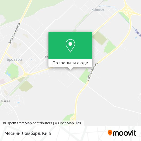 Карта Чесний Ломбард