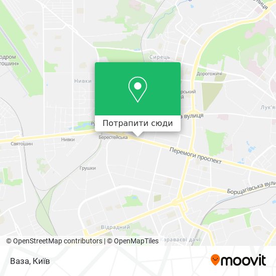 Карта Ваза