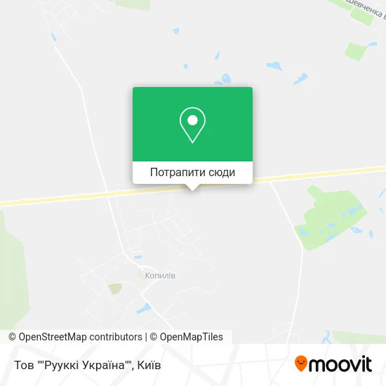 Карта Тов ""Рууккі Україна""