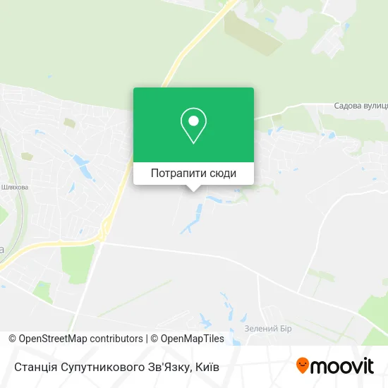 Карта Станція Супутникового Зв'Язку