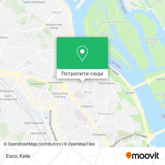 Карта Esco