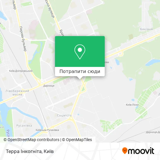 Карта Терра Інкогніта