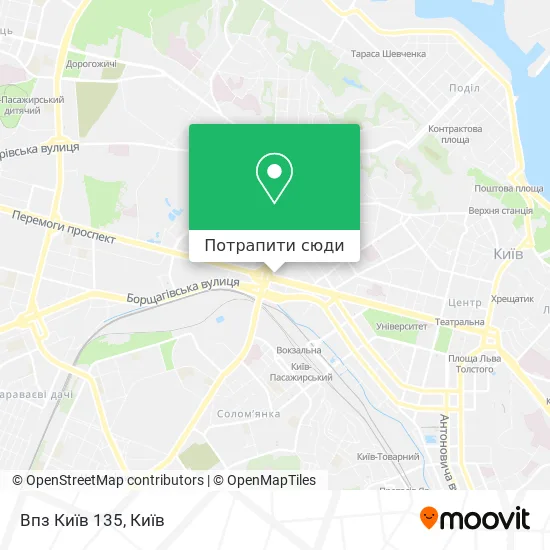 Карта Впз Київ 135