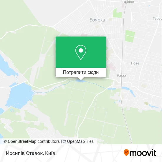 Карта Йосипів Ставок