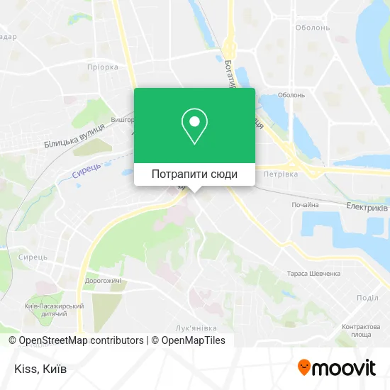 Карта Kiss