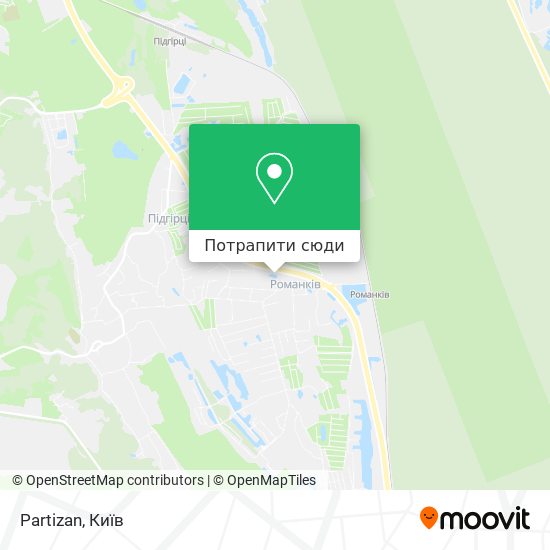 Карта Partizan