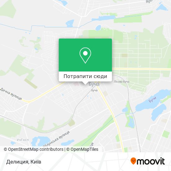 Карта Делиция