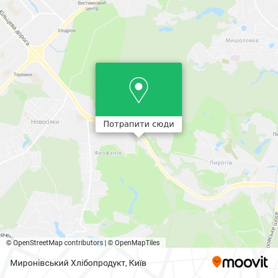 Карта Миронівський Хлібопродукт