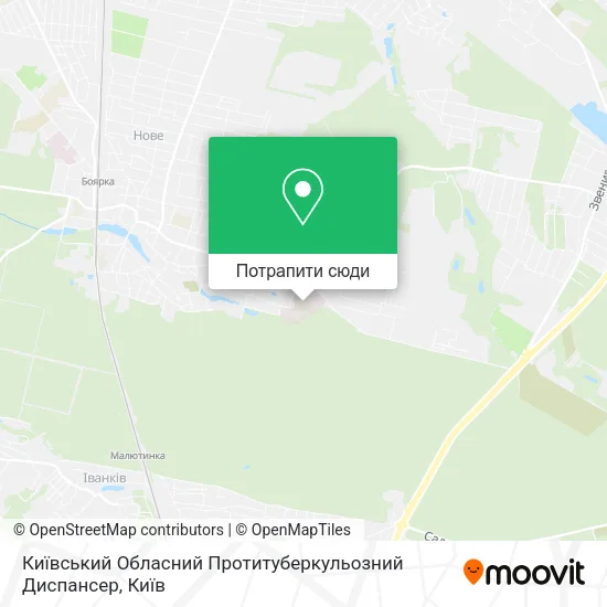 Карта Київський Обласний Протитуберкульозний Диспансер