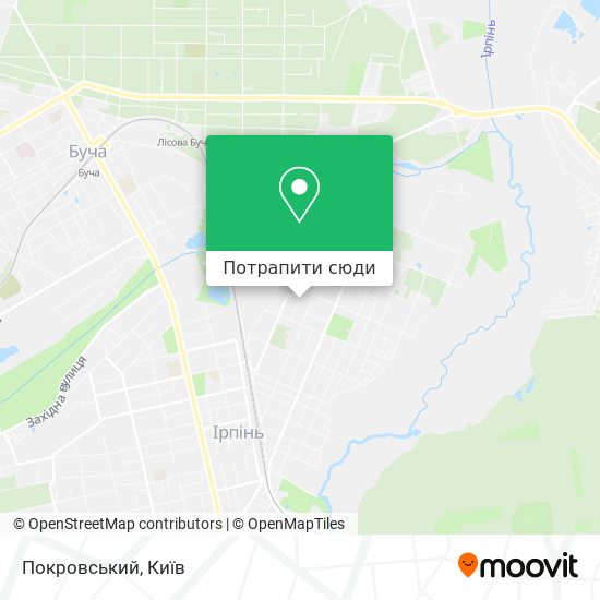 Карта Покровський